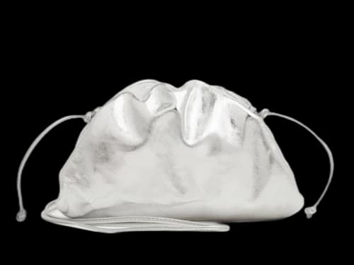 Bottega Veneta The Mini Pouch Silver