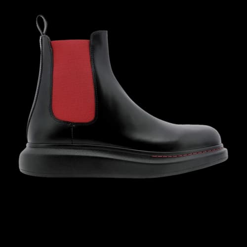 Alexander McQueen Hybrid Ankle Boot 'Black Red'