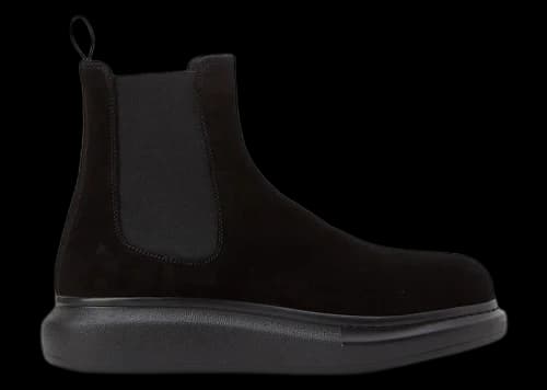 Alexander McQueen Chelsea Boot Black Suede