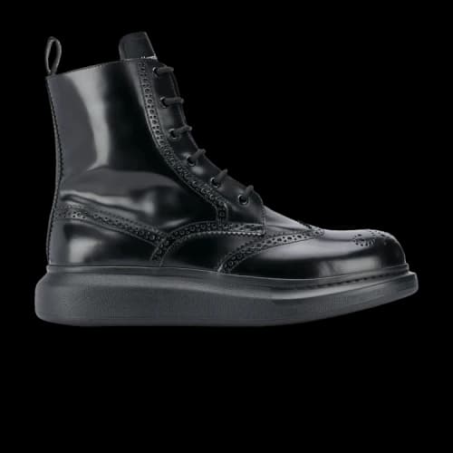 Alexander McQueen Hybrid Brogue Boot 'Black'