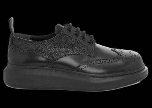 Alexander McQueen Hybrid Lace Up Black