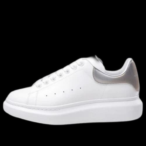 Alexander McQueen Oversized Sneaker 'White Metallic Platinum'
