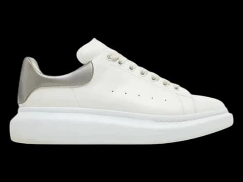 Alexander McQueen Oversized White Silver Tab