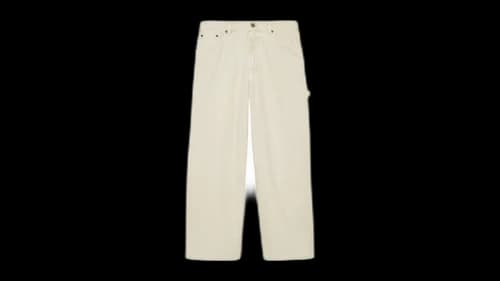 Bad Bunny x Zara Relaxed Fit Carpenter Pocket Pants Beige