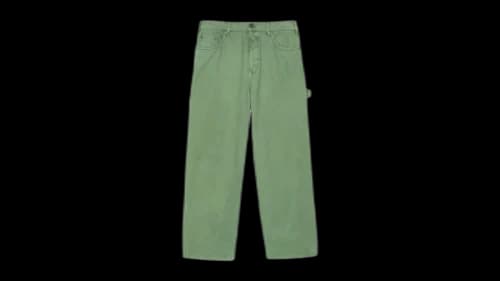 Bad Bunny x Zara Relaxed Fit Carpenter Pocket Pants Green