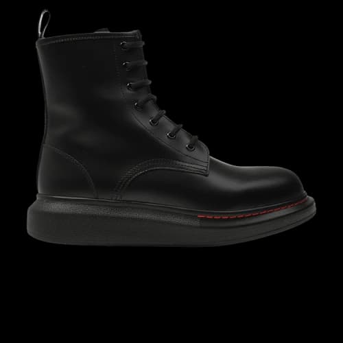 Alexander McQueen Hybrid Combat Boot 'Black' (Women's)