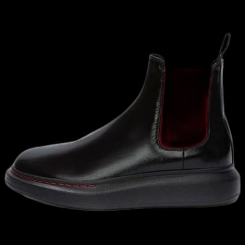 Alexander McQueen Hybrid Chelsea Boot 'Black Red' (Women's)