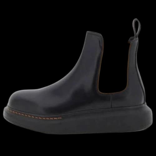 Alexander McQueen Hybrid Chelsea Boots 'Black Corsage' (Women's)