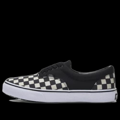 Vans Authentic Black White Grid Japanese Version Black And White