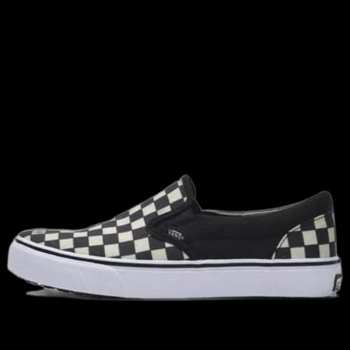 Vans Slip-On Black White Grid Japanese Version Black And White