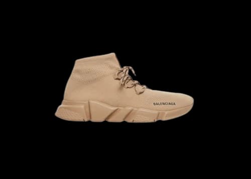 Balenciaga Speed Lace Up Triple Beige