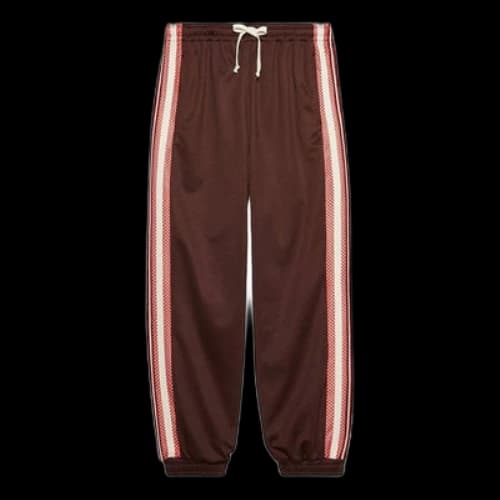 Gucci Jogging pant with G rhombus patch 'Maroon'