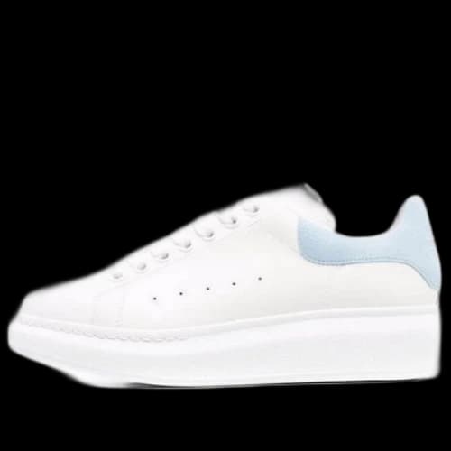 Alexander McQueen Leather Sneakers 'White Dream Blue'