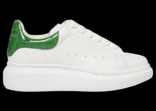 Alexander McQueen Oversized Chrome Green Crocodile (Kids)