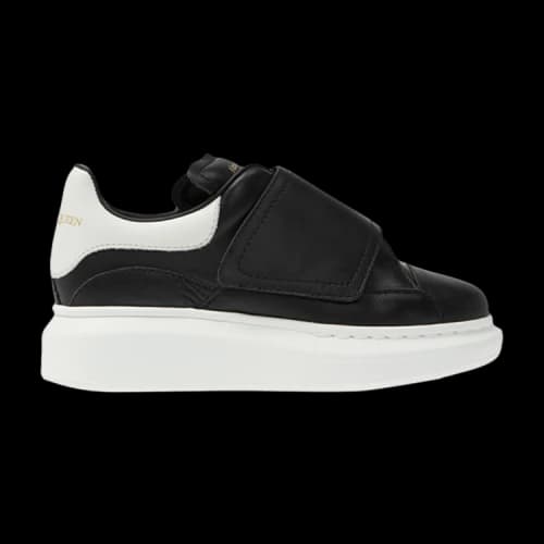 Alexander McQueen Oversized Grip-Strap Sneaker Kids 'Black White' 2020
