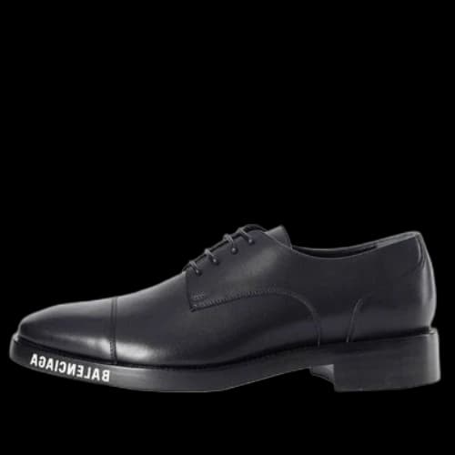 Balenciaga Derby Lace Up Shoes 'Black'