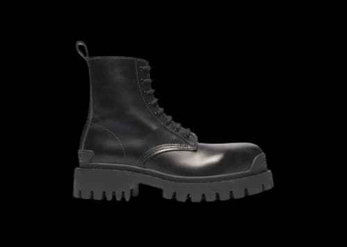 Balenciaga Strike Lace-Up Boot Black (Women's)