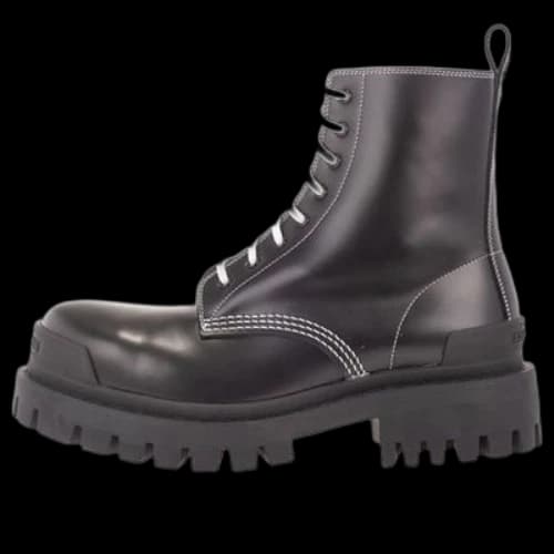 Balenciaga Strike Lace Up Boots 'Black' (Women's)