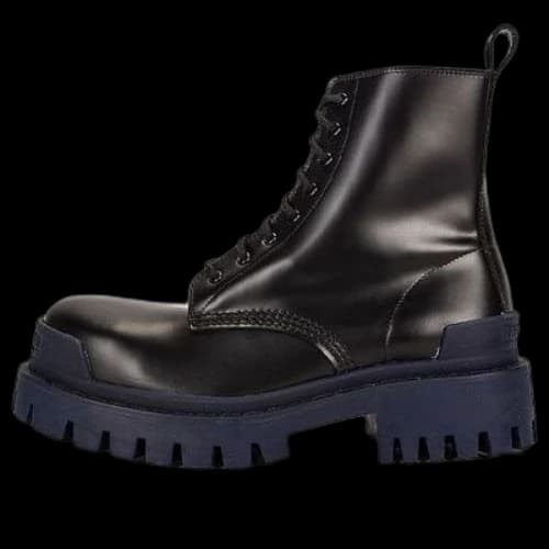 Balenciaga Strike Martin Boots Black/Blue (Women's)