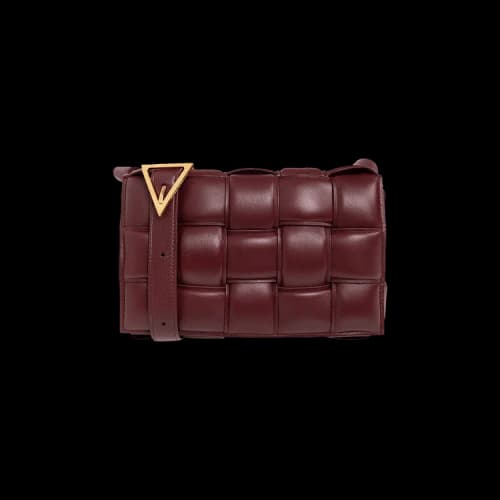 Bottega Veneta Padded Cassette 'Barolo/Gold'