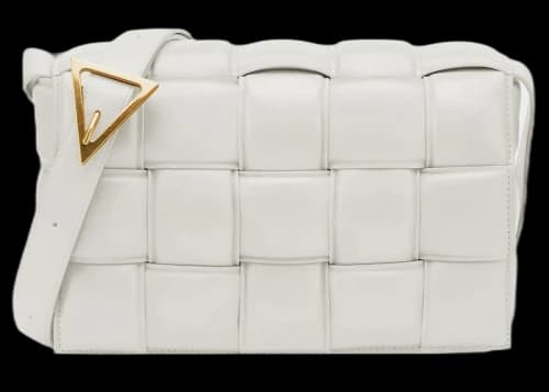 Bottega Veneta Padded Cassette Chalk