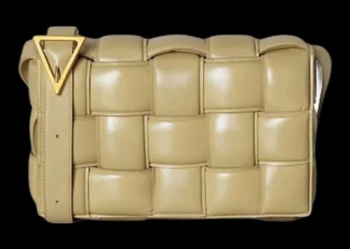 Bottega Veneta Padded Intreccio Cassette Crossbody Bag Tapioca