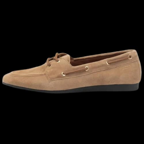 VAGABOND SHOEMAKERS HILLARY Suede Boat Shoes Women's Light Brown