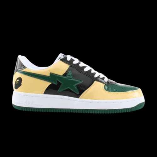Bapesta FS-001 Low 'Black Yellow Green'