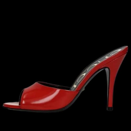 Gucci Slip On Stiletto Heeled Slides 'Red' (Women's)