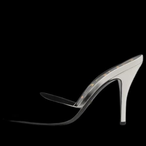 Gucci Slip On Stiletto Heeled Slides 'White' (Women's)