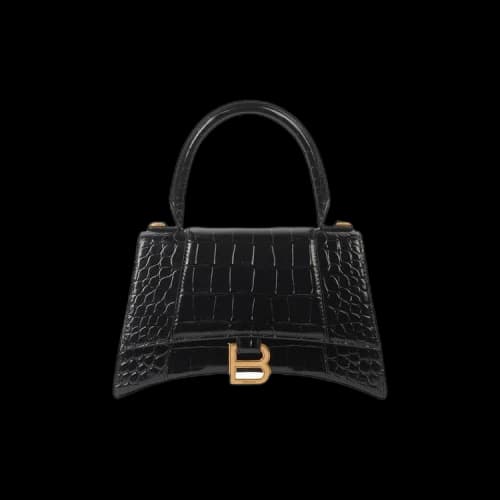 Balenciaga Hourglass Small Top Handle Bag 'Black'