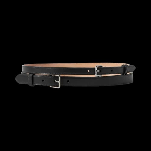 Alexander McQueen Double Belt 'Black'