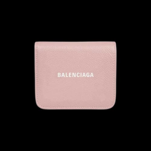 Balenciaga Cash Flap Card Holder 'Powder Pink/White'