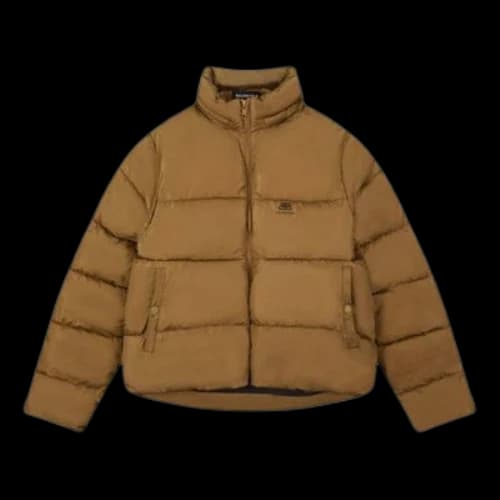 Balenciaga Interlocked BB Puffer Jacket 'Brown'