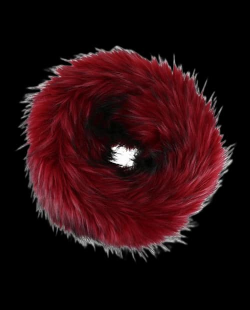 Gucci Faux Fur Hand Warmer Medium Red