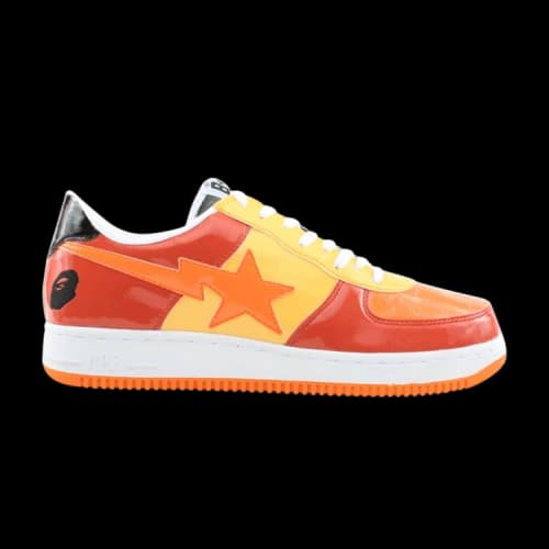 Bapesta FS-001 Low 'Red Orange Yellow'