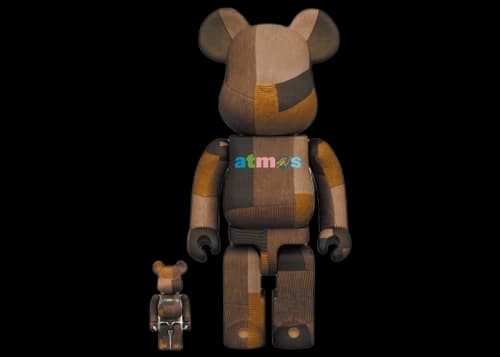 Bearbrick x atmos x Sean Wotherspoon 100% & 400% Set Brown