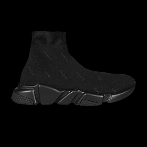 Balenciaga Speed Sneaker 'Allover Logo - Black' (Women's)