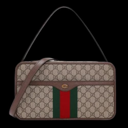 Gucci Synthetic canvas Single Shoulder Bag MiddleEbony