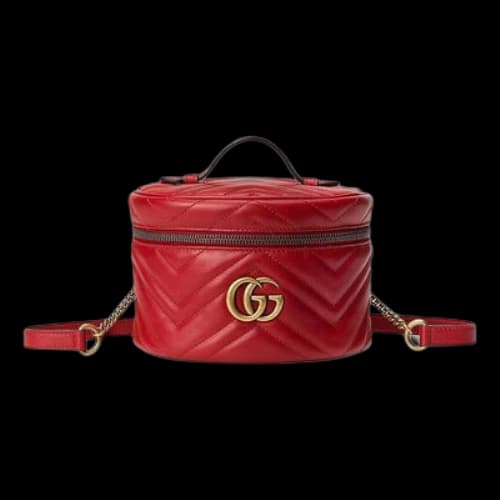 Gucci GG Marmont Series Backpack MIni-Size Red (Women's)
