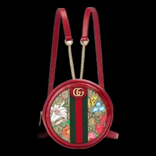 Gucci Ophidia GG Flora Mini Backpack 'Red' (Women's)