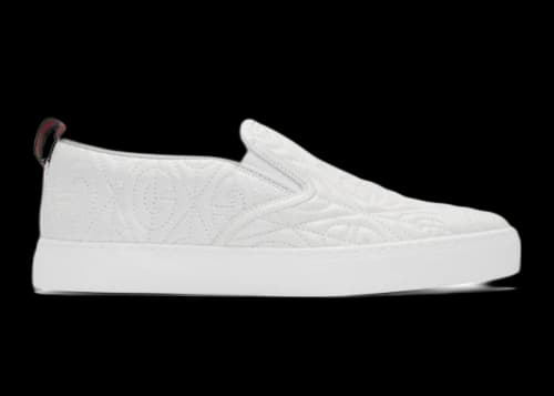 Gucci G Rhombus Slip-On White