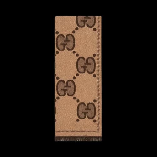 Gucci Scarf 'Beige/Darkbrown'