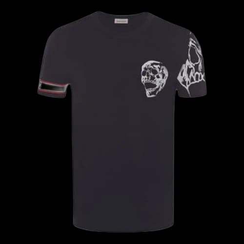 Alexander McQueen Short Sleeve Black