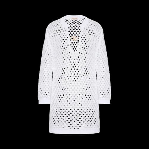Valentino Crochet Dress 'Bianco'
