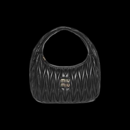 Miu Matelasse Bag 'Black'