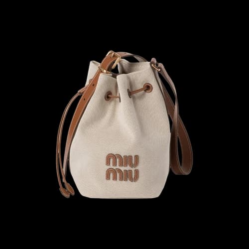 Miu Bucket Bag 'Beige/Brandy'