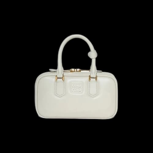 Miu Arcadie Leather Mini-Bag 'Talco'