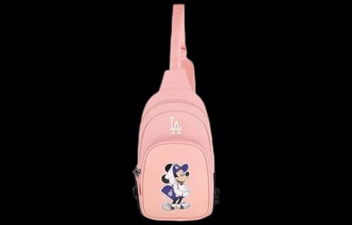 MLB USA Large x DISNEY Mickey Shoulder Bag Pink