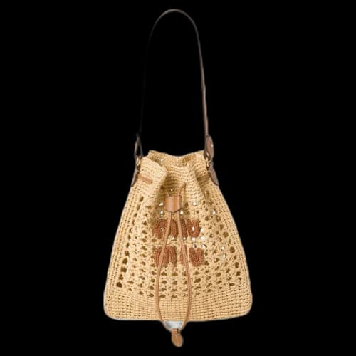 Miu Drawstring Tote 'Naturale'